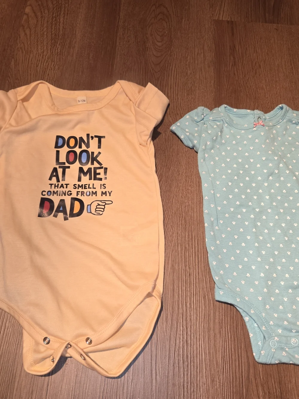 Coral Floral Sleeveless Baby Bodysuit - Unbranded
